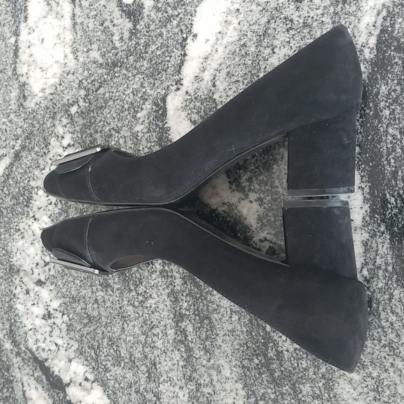 Nine West Farinao ❤Chunky Heel ❤with Buckle ❤Sz7.5 - Picture 9 of 9